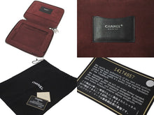 画像をギャラリービューアに読み込む, CHANEL シャネル タブレットケース ココマーク マトラッセ 14番台 2010年 ラムスキン ブラック シルバー金具 美品 中古 59689