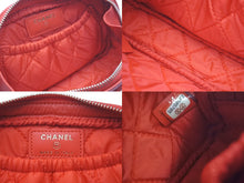 画像をギャラリービューアに読み込む, CHANEL シャネル ポーチ コスメポーチ トラベルポーチ マトラッセ ココマーク ラムスキン レッド 23005785 美品 中古 59691