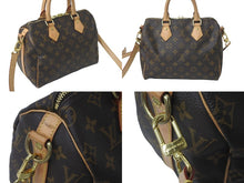 画像をギャラリービューアに読み込む, LOUIS VUITTON ルイヴィトン モノグラム スピーディ25 バンドリエール 2WAY ハンドバッグ M41113 PVC ブラウン 鞄 美品 中古 59706
