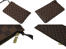Load image into Gallery viewer, LOUIS VUITTON ルイヴィトン トートバッグ ネヴァーフル MM ダミエキャンバス ブラウン ポーチ付き N41358 美品 中古 59720