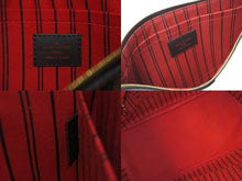 Load image into Gallery viewer, LOUIS VUITTON ルイヴィトン トートバッグ ネヴァーフル MM ダミエキャンバス ブラウン ポーチ付き N41358 美品 中古 59720