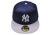 画像をギャラリービューアに読み込む, 新品未使用 NEW ERA New york Yankees ニューエラ ニューヨークヤンキース キャップ ネイビー グレーブリム 7 1/4 中古 59747