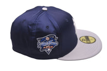 画像をギャラリービューアに読み込む, 新品未使用 NEW ERA New york Yankees ニューエラ ニューヨークヤンキース キャップ ネイビー グレーブリム 7 1/4 中古 59747