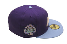 画像をギャラリービューアに読み込む, 新品未使用 NEW ERA New york Mets ニューエラ ニューヨークメッツ キャップ パープル ブルー ブルーブリム 7 1/2 中古 59748