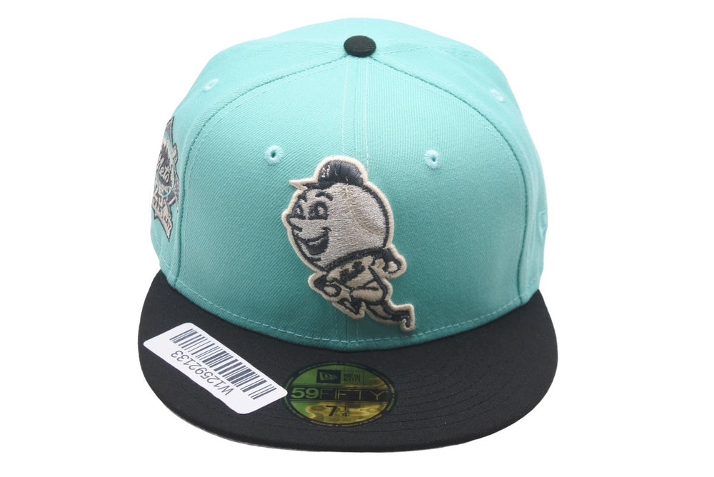 New and unused NEW ERA New york Mets New Era New York Mets Cap Mint Green Gray Brim 7 1/4 Used 59755