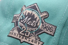 画像をギャラリービューアに読み込む, 新品未使用 NEW ERA New york Mets ニューエラ ニューヨークメッツ キャップ ミントグリーン グレーブリム 7 1/4 中古 59755