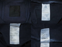Load image into Gallery viewer, Givenchy × Chito ジバンシー チト 半袖Ｔシャツ グレー ネイビー スプレー コットン XL BM71853Y6B 美品 中古 59770