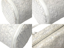 Load image into Gallery viewer, GOYARD ゴヤール ハンドバッグ 廃盤 キオスPM ヘリンボーン柄 ホワイト シルバー金具 良品 中古 59776