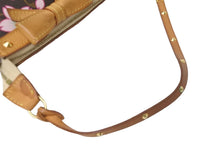 画像をギャラリービューアに読み込む, LOUIS VUITTON ルイ ヴィトン 村上隆 ポシェットアクセソワール M92006 モノグラムチェリーブロッサム 美品 中古 59777