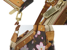画像をギャラリービューアに読み込む, LOUIS VUITTON ルイ ヴィトン 村上隆 ポシェットアクセソワール M92006 モノグラムチェリーブロッサム 美品 中古 59777