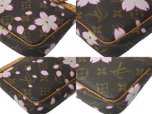 画像をギャラリービューアに読み込む, LOUIS VUITTON ルイ ヴィトン 村上隆 ポシェットアクセソワール M92006 モノグラムチェリーブロッサム 美品 中古 59777