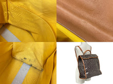 Load image into Gallery viewer, GOYARD ゴヤール バックパック サン レジェ ヘリンボーン柄 ブラック ブラウン 良品 中古 59779