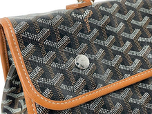 Load image into Gallery viewer, GOYARD ゴヤール バックパック サン レジェ ヘリンボーン柄 ブラック ブラウン 良品 中古 59779