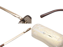 画像をギャラリービューアに読み込む, CHANEL シャネル サングラス ココマーク 4104-B ラインストーン グラデーションレンズ 62□15 ブラウン ゴールド 美品 中古 59783