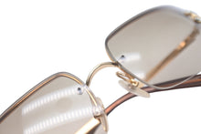 画像をギャラリービューアに読み込む, CHANEL シャネル サングラス ココマーク 4104-B ラインストーン グラデーションレンズ 62□15 ブラウン ゴールド 美品 中古 59783