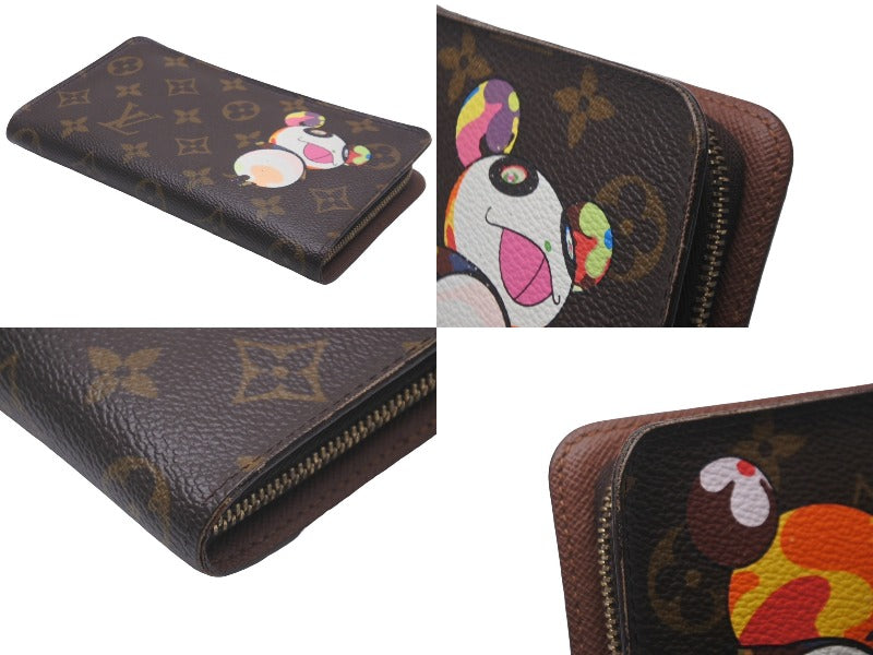 LOUIS VUITTON ルイ ヴィトン × 村上隆 コラボ 長財布 M61729 パンダ ポルトモネジップ モノグラムキャンバス 美品 中古  59786 – Casanova Vintage