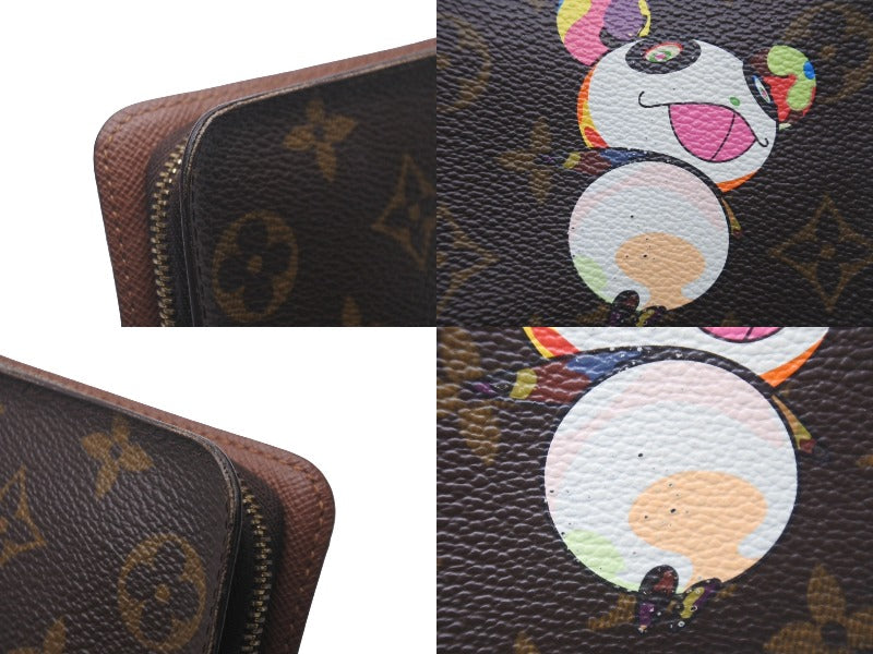 LOUIS VUITTON ルイ ヴィトン × 村上隆 コラボ 長財布 M61729 パンダ ポルトモネジップ モノグラムキャンバス 美品 中古  59786 – Casanova Vintage