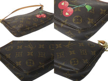 Load image into Gallery viewer, 極美品 LOUIS VUITTON ルイヴィトン ポシェット アクセソワール ブラウン モノグラム チェリー 村上隆 M95008 中古 59790