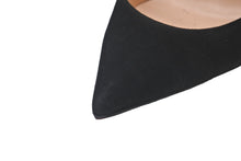 Load image into Gallery viewer, Christian Louboutin クリスチャンルブタン パンプス ハイヒール ブラック レッド スウェード サイズ36 1/2 美品 中古 59807