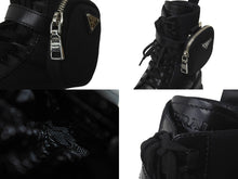 Load image into Gallery viewer, PRADA プラダ モノリス ブーツ ブラック ポーチ付き Re-Nylon レザー 1T255M_3LJS_F0002_F_B055 サイズ37 美品 中古 59808