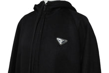 Load image into Gallery viewer, 極美品 PRADA プラダ コート ジップアップ トライアングルロゴプレート 2020AW P658NH サイズ38 ブラック 中古 59812