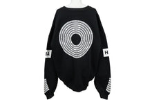 Load image into Gallery viewer, HOOD BY AIR フードバイエアー スウェット トレーナー ターゲットプリント サイズM ブラック 美品 中古
