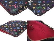 画像をギャラリービューアに読み込む, LOUIS VUITTON ルイヴィトン モノグラムマルチカラー ポシェット クレ コインケース M93735 小物 財布 小銭入れ 良品 中古 59845