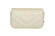 画像をギャラリービューアに読み込む, GUCCI グッチ GGマーモント ミニミニバッグ チェーン ポーチ ホワイト レザー 575161 ゴールド金具 美品 中古 59846