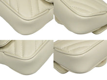 画像をギャラリービューアに読み込む, GUCCI グッチ GGマーモント ミニミニバッグ チェーン ポーチ ホワイト レザー 575161 ゴールド金具 美品 中古 59846