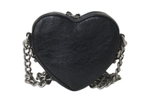 画像をギャラリービューアに読み込む, 極美品 BALENCIAGA バレンシアガ ショルダーバッグ ルカゴール ハートミニ 722781 チェーンショルダー シルバー金具 中古 59850