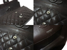 画像をギャラリービューアに読み込む, CHANEL マトラッセWフラップチェーンショルダー 9番台 25cm ショルダーバッグ ブラウン×シルバー金具 ラムスキン 美品 中古 59860