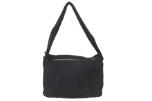 Load image into Gallery viewer, CHANEL シャネル ココマーク ワンショルダーバッグ 7番台 ムートン ブラック 美品 中古 59861