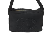 Load image into Gallery viewer, CHANEL シャネル ココマーク ワンショルダーバッグ 7番台 ムートン ブラック 美品 中古 59861