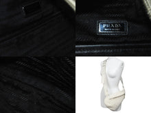 Load image into Gallery viewer, PRADA プラダ ボディバッグ スリングバッグ 2VZ098 2BBE V_OL エンボス加工 ヴィッテロダイノレザー ホワイト 美品 中古 59868