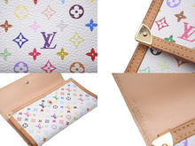 画像をギャラリービューアに読み込む, LOUIS VUITTON ルイ ヴィトン 長財布 M92659 モノグラムマルチカラー ポルトトレゾール インターナショナル ブロン 美品 中古 59880