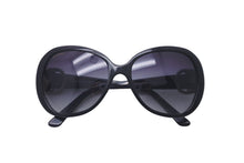 Load image into Gallery viewer, BVLGARI ブルガリ サングラス サイズ57◻︎16 135 3N プラスチック ブラック シルバー金具 8077 501/8G 美品 中古 59887