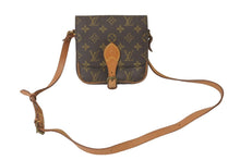 画像をギャラリービューアに読み込む, LOUIS VUITTON ルイヴィトン ショルダーバッグ ミニカルトシエール モノグラムキャンバス M51254 ブラウン 良品 中古 59890