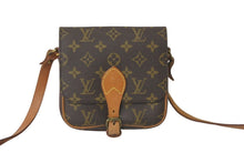 画像をギャラリービューアに読み込む, LOUIS VUITTON ルイヴィトン ショルダーバッグ ミニカルトシエール モノグラムキャンバス M51254 ブラウン 良品 中古 59890