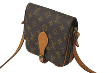 画像をギャラリービューアに読み込む, LOUIS VUITTON ルイヴィトン ショルダーバッグ ミニカルトシエール モノグラムキャンバス M51254 ブラウン 良品 中古 59890