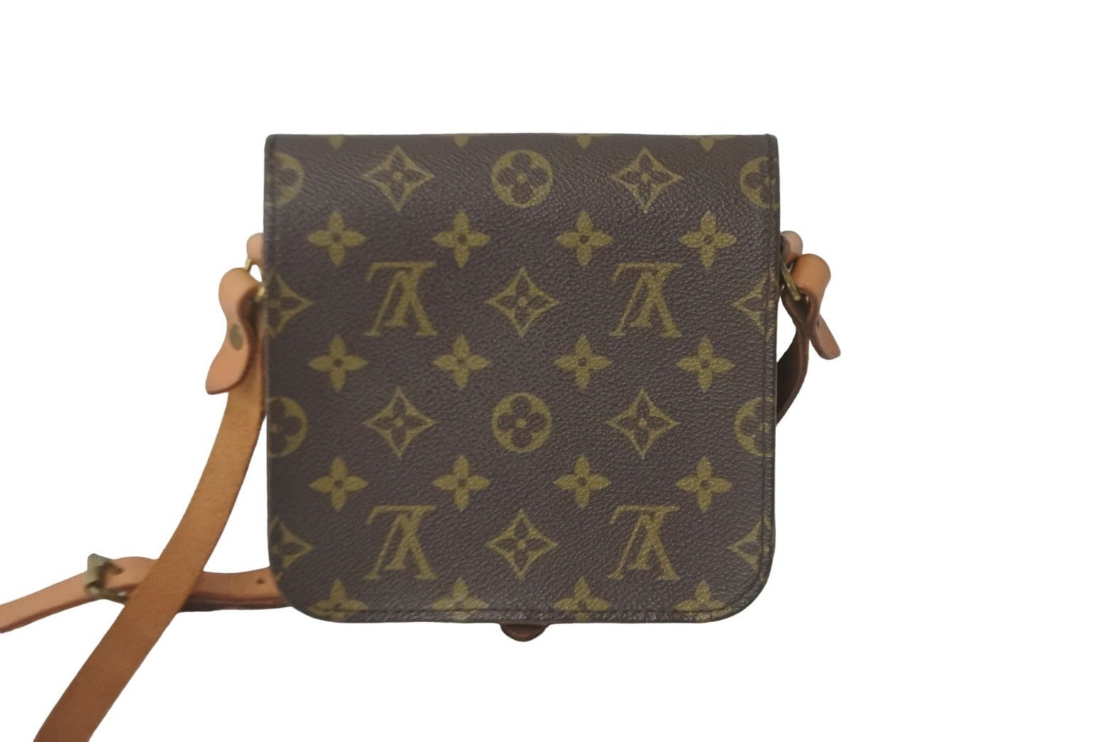 LOUIS VUITTON◇M51254/カルトシエール_モノグラムキャンバス/PVC/BRW