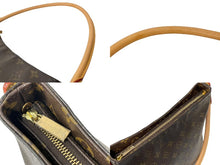 画像をギャラリービューアに読み込む, LOUIS VUITTON ルイヴィトン ハンドバッグ ルーピングGM モノグラムキャンバス M51145 ブラウン 中古 59891