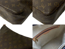 画像をギャラリービューアに読み込む, LOUIS VUITTON ルイヴィトン ハンドバッグ ルーピングGM モノグラムキャンバス M51145 ブラウン 中古 59891