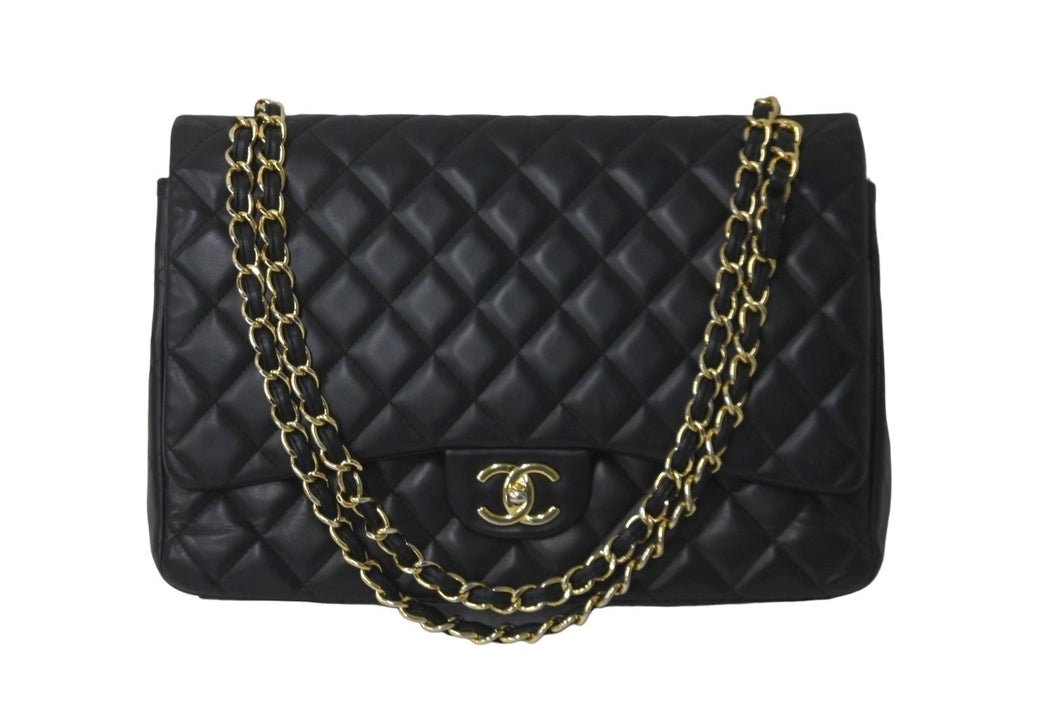 CHANEL シャネル マトラッセ Wフラップ チェーンショルダー バッグ 33 CHANEL シャネル Wフラップチェーンショルダーバッグ デカマトラッセ