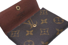 画像をギャラリービューアに読み込む, LOUIS VUITTON ルイ ヴィトン コインケース 小銭入れ M61927 モノグラム ラドロー ブラウン ゴールド フランス製 美品 中古 59899