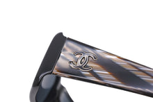 画像をギャラリービューアに読み込む, CHANEL シャネル スクエア サングラス ココマーク ブラック 54☐16 5078 ロゴ アイウェア 小物 メガネ 眼鏡 良品 中古 59907