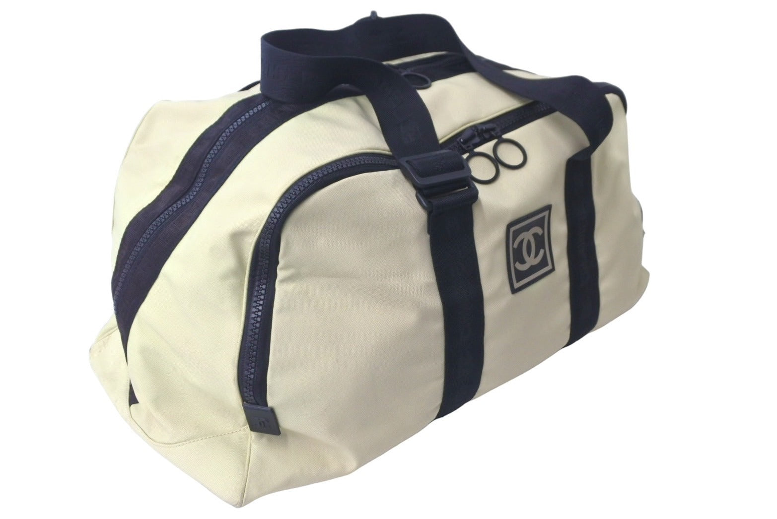 26cmCHANEL シャネル スポーツライン ボストンバッグ ココ ロゴ 旅行用バッグ