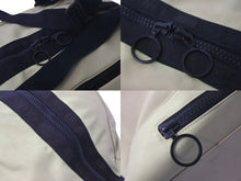 画像をギャラリービューアに読み込む, CHANEL シャネル スポーツライン ボストンバッグ 7番台 ベージュ ブラック ココマーク ナイロン 旅行バッグ ロゴ 中古 59935