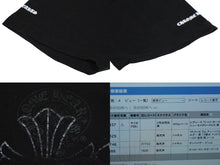 画像をギャラリービューアに読み込む, CHROME HEARTS クロムハーツ 半袖Ｔシャツ ホースシュー セメタリークロス プリント V ネック レディース ブラック 美品 中古 59937