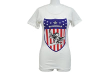 画像をギャラリービューアに読み込む, CHROME HEARTS クロムハーツ 半袖Ｔシャツ フォティスカル プリント コットン レディース ホワイト サイズXS 美品 中古 59938