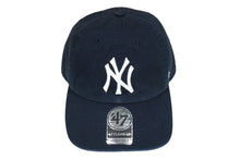 Load image into Gallery viewer, ’47 キャップ NY ニューヨーク ヤンキース クリーンナップ ネイビー コットン フリーサイズ 4573165781245 美品 中古 59964